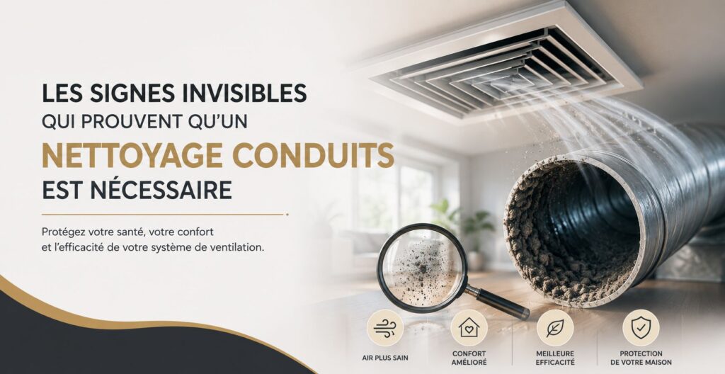 Les signes invisibles qui prouvent qu’un nettoyage conduits est nécessaire
