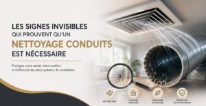Les signes invisibles qui prouvent qu’un nettoyage conduits est nécessaire