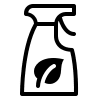 icônes de nettoyage écologiques